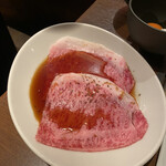 麻布十番焼肉 Kintan - 仙台牛サーロインの焼きすきやき