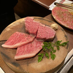 麻布十番焼肉 Kintan - 仙台牛シャトーブリアン厚切り、仙台牛イチボ