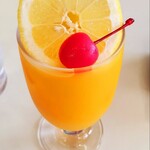 おぐら - サービスでマンゴージュースを・・・