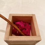 イル ギオットーネ - 赤紫蘇のグラニテ