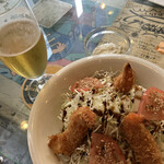 ワーズカフェ - ワーズ丼(エビカツ)