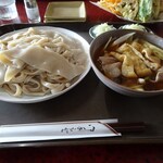 手打ち・つけ汁 うどん処 てる井 - 肉汁うどん 大盛り（1,150円）/令和5年7月