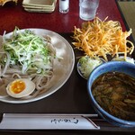 手打ち・つけ汁 うどん処 てる井 - 夏野菜汁うどん 並盛り（1,000円）/令和5年7月