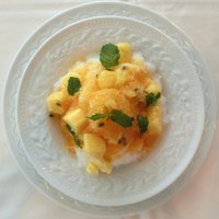 ラー・エ・ミクニ - パッションフルーツのフラッペ ココナッツ風味 1000円
