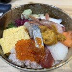 小松水産の海鮮丼 - 