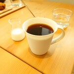 素滋食堂 - 珈琲＊AURORA BOOKS COFFEEの手廻し焙煎珈琲豆使用¥400