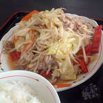むにゅ - 肉野菜炒め定食　７６０円