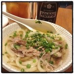 串かつとお酒 でんがな - 昼を食べそこなってフラフラしてたら肉吸いウドンに引かれて入ってしまった！