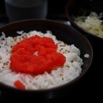 峠の蕎麦 - 明太子セット５８円