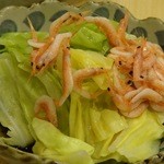 旬味ひげ - 2013.4春キャベツと桜エビのおひたし