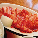 焼肉 しんうち 神楽坂 - 和牛カルビ御膳(160g)_¥2,000