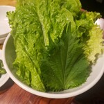 焼肉・しゃぶしゃぶ平田牧場 - 巻き野菜
