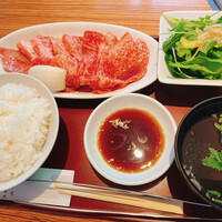 焼肉 しんうち 神楽坂 - 和牛カルビ御膳(160g)_¥2,000