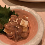 お食事処 あかだも - 塩辛クリームチーズ？(記憶ナシ