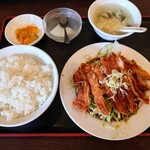 Shuuyuu rou - 油淋鶏定食