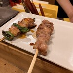 Sakuraya - 鴨串は肉だけとししとう南蛮と