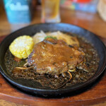 ステーキ屋ひろ - 【スペシャルハンバーグランチ　1,723円】