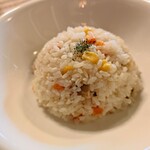 麺ビストロ Nakano - あさりピラフ(250円)