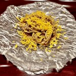 そば 六郷 - 自家製カラスミの十割蕎麦