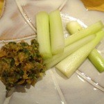 旬味ひげ - 2013.5山うどのふきのとう味噌添え