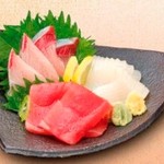 Nigiri No Tokubee - 日替わり御造り三点盛り