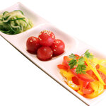 義大利蔬菜韓式拌菜3種拼盤