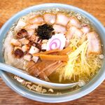 中華そば温故知新 - 生姜ラーメン（塩）ワンタン・チャーシュートッピング