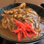 そば処砂場 - 見てください！このツヤッツヤなカレー餡を…
            玉ねぎたっぷりめで私の好きなタイプど真ん中でした