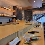 Sushi To Sake Nakaniwa - カウンター席
