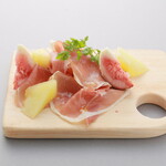 Assorted Prosciutto and fruits