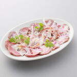 Special Beef Carpaccio - Lots of freshly shaved cheese -