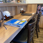 とんかつ和とん - カウンター席（三席）