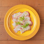 Octopus Carpaccio - Made with rock salt and olive oil -