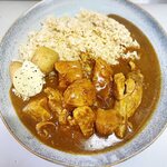 心斎橋MADRAS5 - ダブルチキンカレー(玄米)