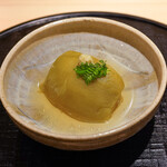 新ばし 星野 - 賀茂茄子素揚げ炊き