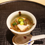 新ばし 星野 - 三田のジュンサイにあわび