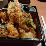 Sushi Tofuro - 天重　衣カリカリ過ぎでタレ甘すぎ！