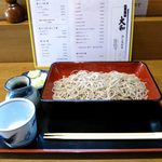 そば処 大和 - 日替わり手打ちそば（胡麻そば、500円）
