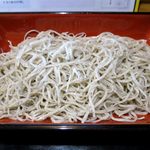 そば処 大和 - 日替わり手打ちそば（胡麻そばのアップ）