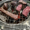 炭火焼肉 とみや - 特選厚切りタンとネギ塩タン