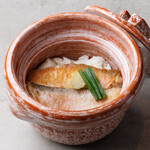 Sweet sea bream clay pot rice