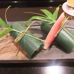 壽山 - 2013/08　鮎笹寿し