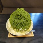 珈琲屋らんぷ - 抹茶白玉モンブランかき氷