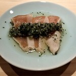 焼鳥三田 - 胸肉のたたき