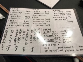 呑喰処 しんや - メニュー