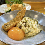 池下料理店 オオツボ - カマスのフライと豚角煮カツ