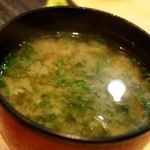 葵 - アオサ味噌汁