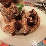 クレープリー・アルション - 2013-9 モンブランのクレープ仕立て