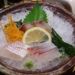 笠やま - うずしお御膳の刺身