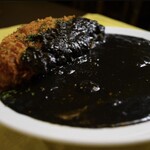 Full of hearty cutlet black curry